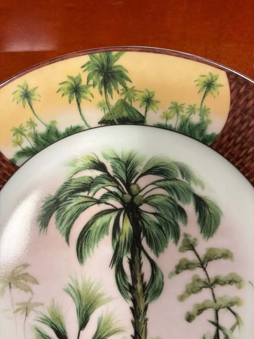 I Godinger & Co Tropical Splendor Cake Plate And Server